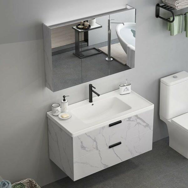 single floating vanity