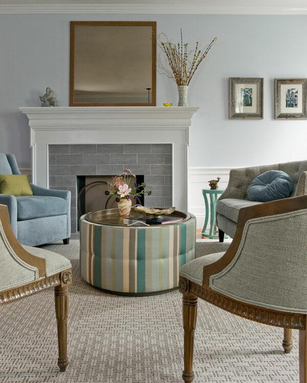 modern fireplace surround