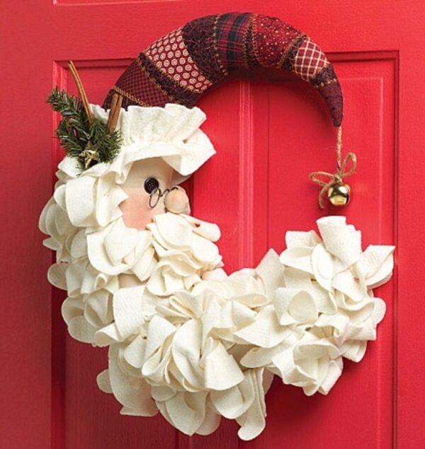 santa claus door decoration