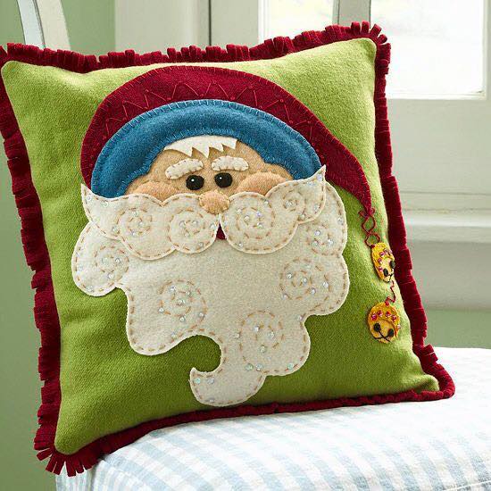 santa claus pillow