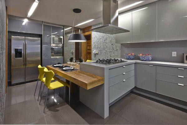 beautiful grey kitchen