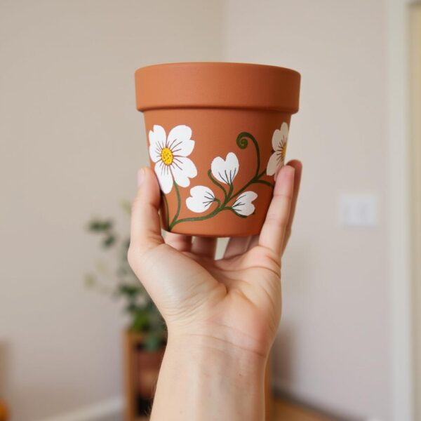 flower pot painting ideas
