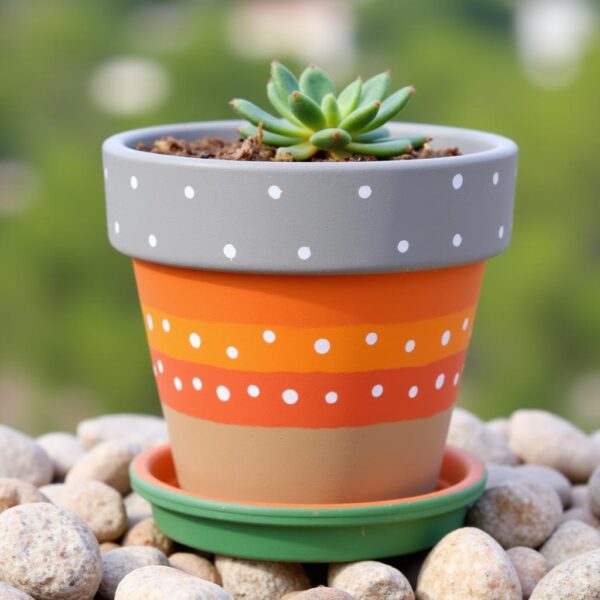 flower pot painting creative ideas