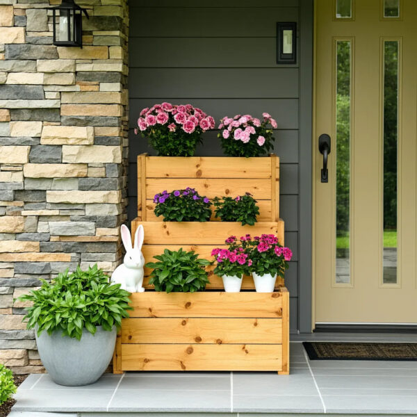 easter front porch decor