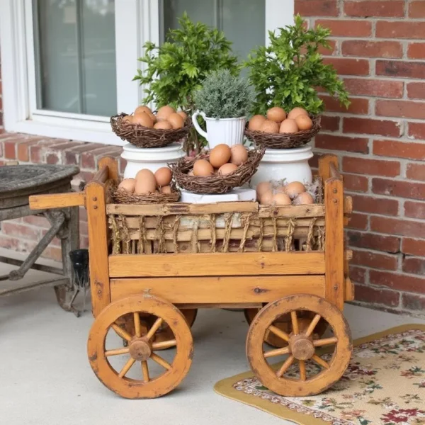 easter front porch decorations