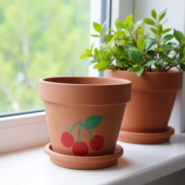 flower pot painting easy ideas 
