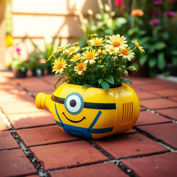 plastic bottle planter