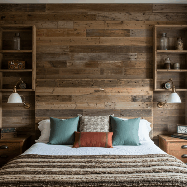 Rustic bedroom decor