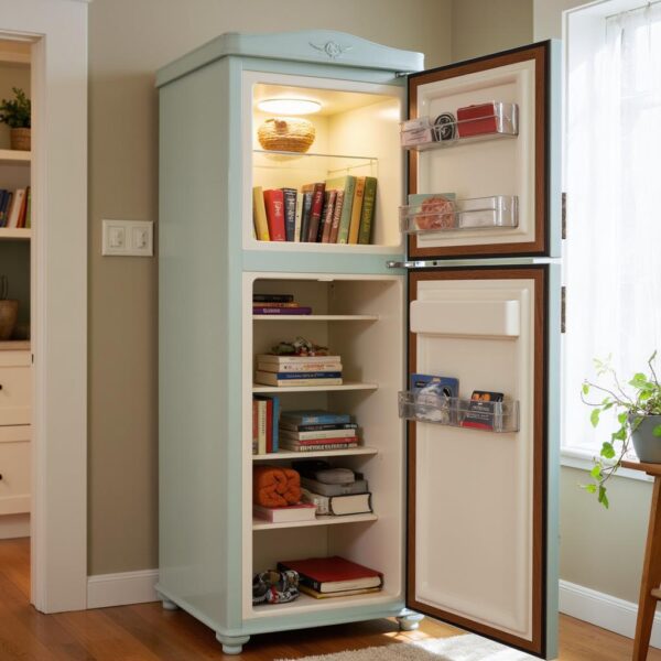 Old fridge repurpose ideas