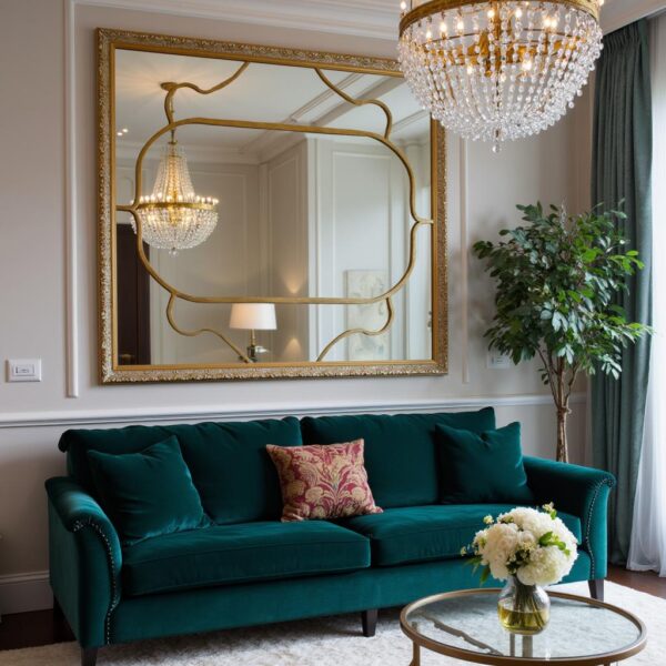 art deco mirror wall inspiration