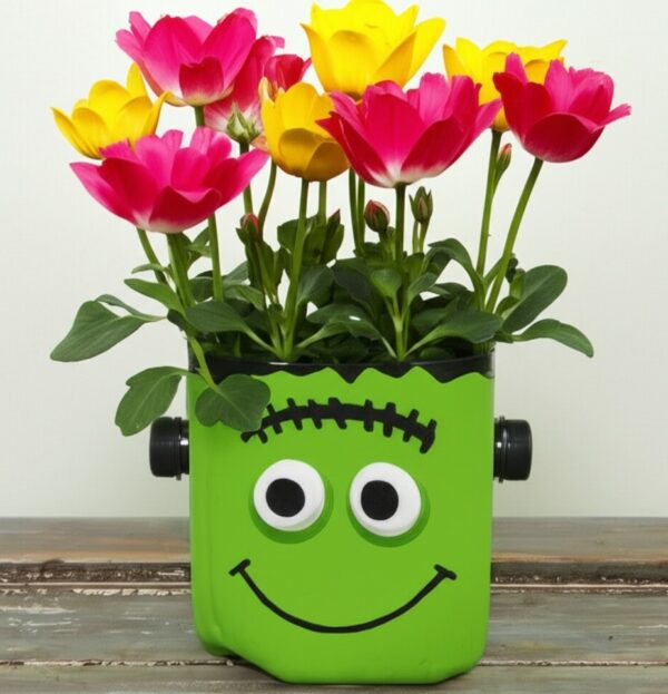 plastic bottle planter design