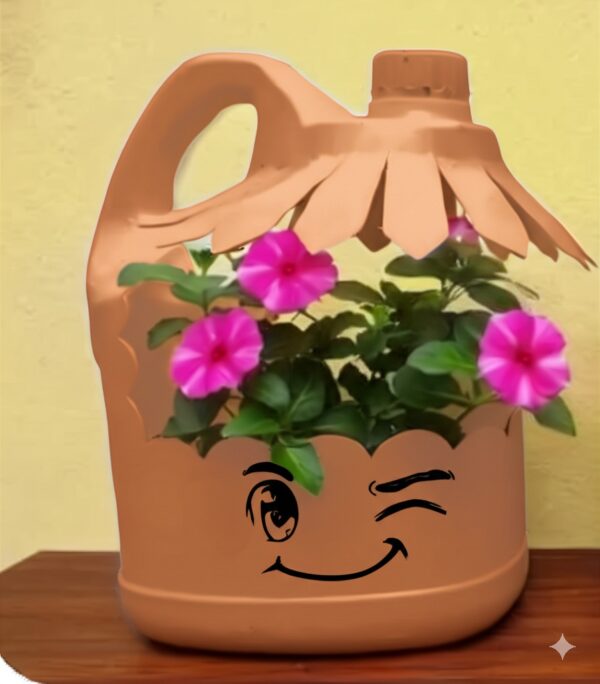 diy plastic bottle planter