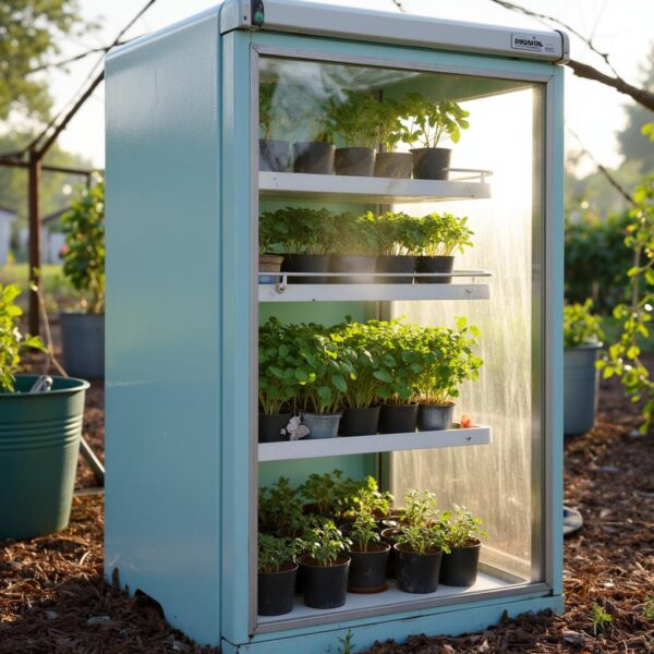 Old fridge makeover diy