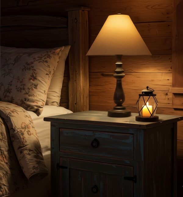 Cozy rustic bedroom