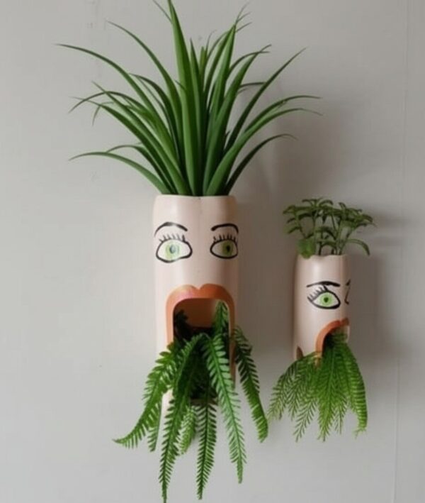 diy plastic bottle planter