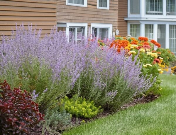 diy backyard oasis ideas - Russian Sage plant
