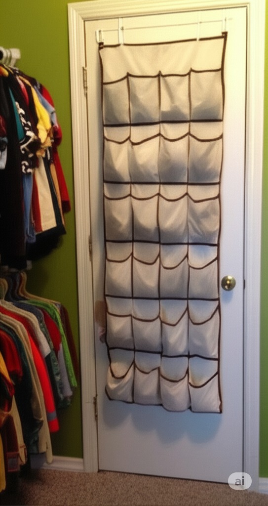 Small closet organization