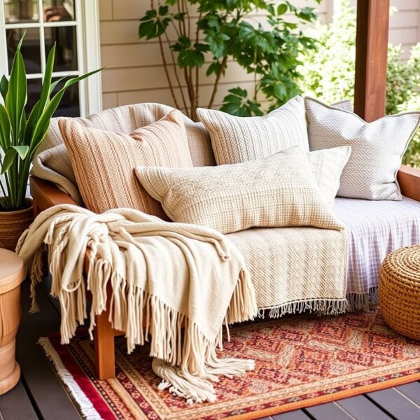 boho outdoor patio