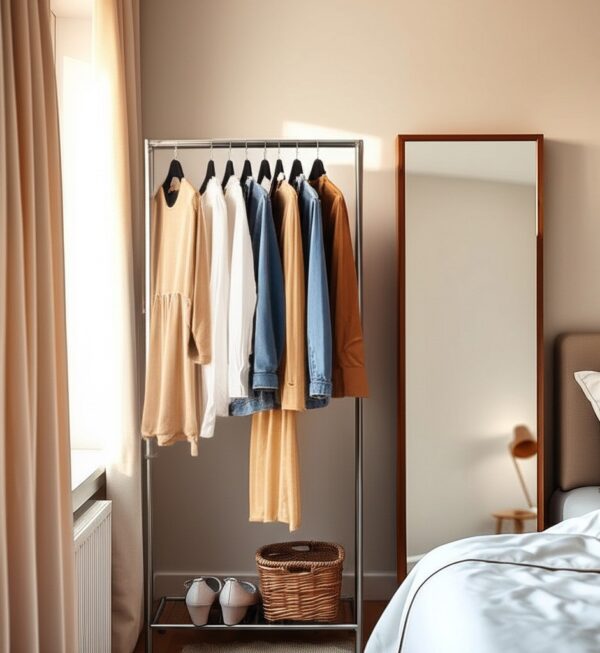 How to organize a closet with no space