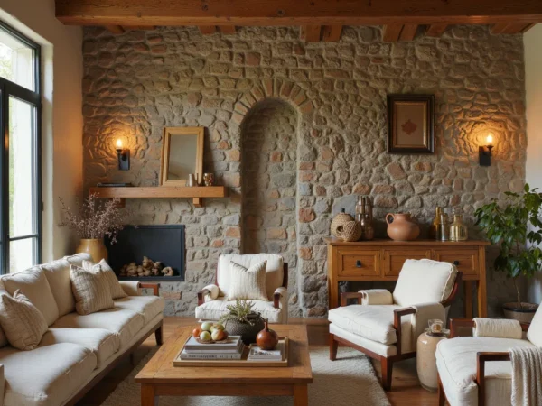 Decorative Interior Stone Wall